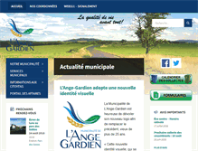Tablet Screenshot of municipalitedelangegardien.com